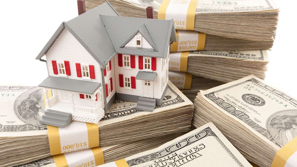 Ten Proven Ways to Build Equity in Your Home Model home sitting on stacks of cash